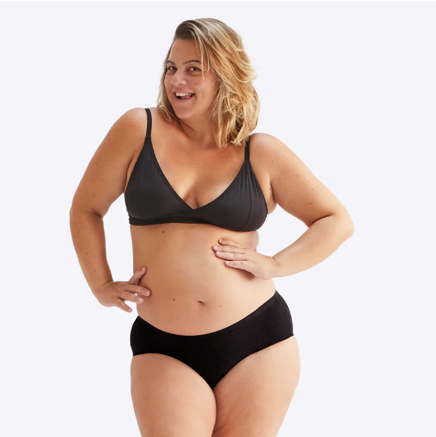 WUKA DryTech panti de incontinencia talle medio perdida ligera 50ml  Negro - XS - L